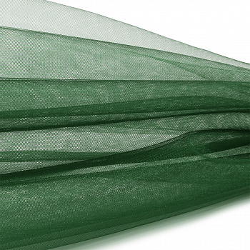 Фатин Кристалл средней жесткости блестящий арт.K.TRM шир.300см, 100% полиэстер цв. 34 К уп.1м - травяной