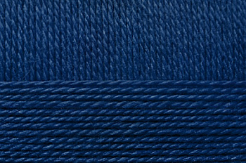 Пряжа для вязания ПЕХ Уютная (85% акрил, 15% полиамид) 5х100г/230м цв.004 т.синий