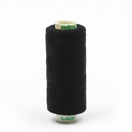 Нитки Dor Tak бытовые 40/2 полиэстер 366м цв.200 черный уп.10шт