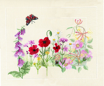 Набор для вышивания DERWENTWATER DESIGNS арт.FP05L Summer Wild Flowers 41х33 см