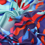 Ткань Бифлекс 225 г/м² 90% пэ, 10% лайкра шир.160 см арт.T.0647.06 цв.фиолетовый рул.65м