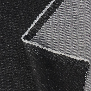 Ткань Джинс 310 г/м² 100% хлопок шир.150 см арт.Р.93601.04 черный рул.25м (±5м)