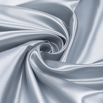 Ткань Атлас-сатин 67 г/м² 100% полиэстер шир.150 см арт.AS.27 цв.серый уп.1м
