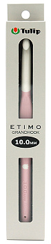 Tulip Крючок для вязания ETIMO GRANDHOOK арт.T16-100E  10мм, пластик цв.голубой