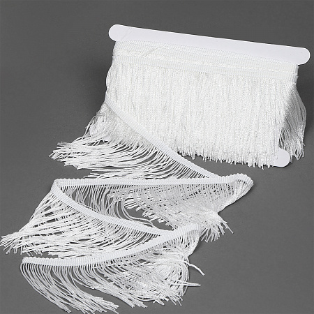 Бахрома отделочная TBY 10 см цв.белый уп.4,5м