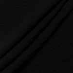 Ткань Лен Манго 110 г кв.м 100% полиэстер шир.148 см арт.Р.34098.11 цв.11 черный уп.30м (±5м)