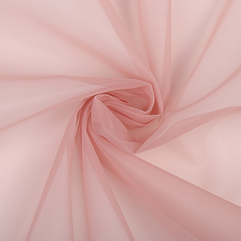 Сетка корсетная KRUZHEVO арт.Т1112 45г/м² ш.150см, цв.розовая пудра, уп.100м