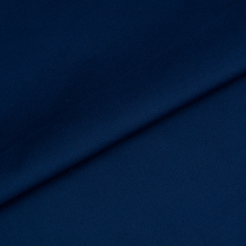 Ткань Поплин стрейч 125 г/м² 97% хлопок, 3% спандекс шир.150 см арт.TBY.Csp.1802.52 цв.52 т.синий уп.5м