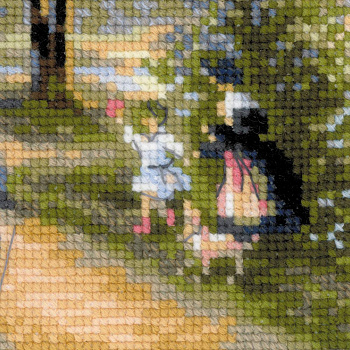 Набор для вышивания РИОЛИС арт.1527 Прогулка в парке 38х26 см