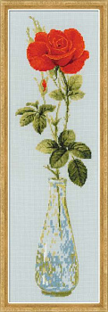 Набор для вышивания РИОЛИС арт.1375 Королева цветов 15х50 см