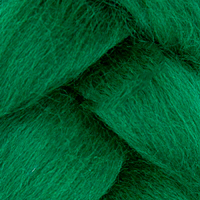 Шерсть для валяния КАМТ Лента для валяния (шерсть п/т 100%) 1х50г/2,1м цв.110 зеленый
