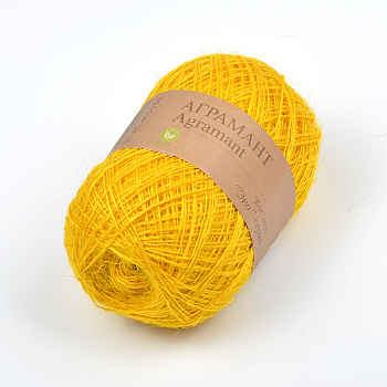 Пряжа для вязания ПЕХ Аграмант (100% джут) 5х100г/360м цв.желтый 006