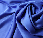 Ткань шелк Армани 89 г/м² 97% полиэстер, 3% спандекс шир.148 см арт.Р.11290.21 цв.21 синий уп.25м (±5м)