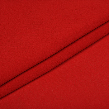 Ткань креп-шифон арт.TBY.8021-155 плот.105г/м2 100% ПЭ шир. 150см цв.155 красный уп.5м