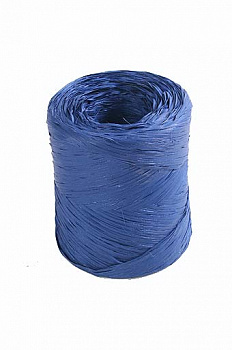 Рафия 200/55 старлайт- синяя (1,5см х 200м)