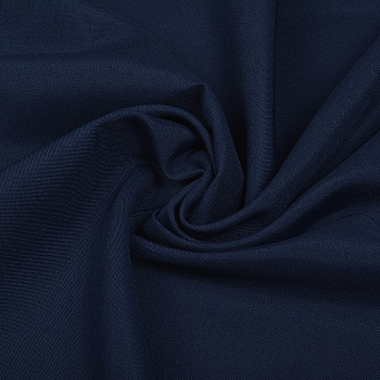 Ткань габардин TBYGab-150330 150г/м2 100% полиэстер шир.150см цв.330 темн.синий уп.3м