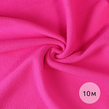 Ткань флис 2-х ст. TBY-0240-F388 240 г/м² 100% ПЭ шир.150см  цв.F338 неон розовый уп.10м
