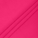 Ткань флис 2-х ст. TBY-0059-338 190 г/м² 100% ПЭ шир.150см  цв.F338 неон розовый уп.1м