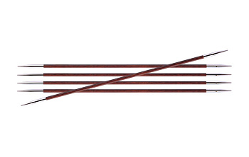 29031 Knit Pro Спицы чулочные для вязания Royale 2,5мм /20см, ламинированная береза, бордовая роза, 5шт