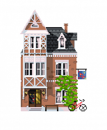 Рисунок на канве МАТРЕНИН ПОСАД арт.28х37 - 1806-1 Амстердам