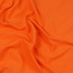 Ткань трикотаж Кулирка хлопок 145г опененд 100+100см оранжевый 16-1362 пач.20-35кг