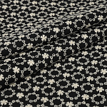 Ткань шитье TBY-8010-07 100г/м2 100% хлопок шир.150см цв.черный уп.3м
