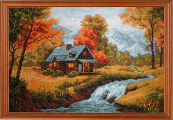 Набор для вышивания РИОЛИС арт.1079 Осенний пейзаж 38х26 см