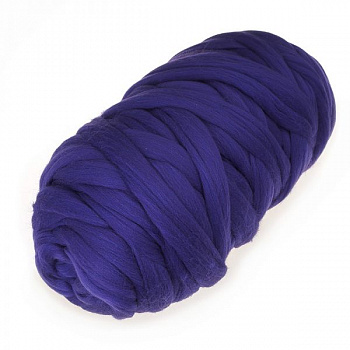 Пряжа для вязания ТРО Зефир (100% мериносовая шерсть) 500г/50м цв.2040 ультрафиолет