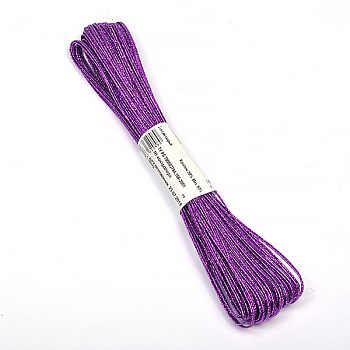 Шнур отделочный 2с2143-Г50 Сутаж 1,9мм цв.фиолетовый уп.20м