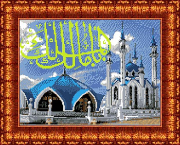 Канва с нанесенным рисунком КАРОЛИНКА арт. КК-013 Мечеть Кул Шариф 20,3х30 см