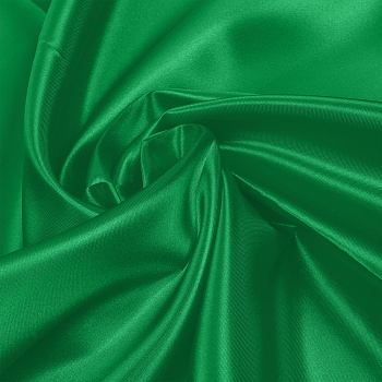 Ткань Атлас-сатин 67 г/м² 100% полиэстер шир.150 см арт.AS.13 цв.зеленый рул.100м