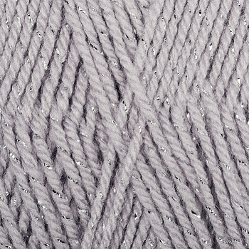 Пряжа для вязания КАМТ Праздничная (48% кашмилон, 48% акрил, 4% метанит) 10х50г/160м цв.008 серебристый