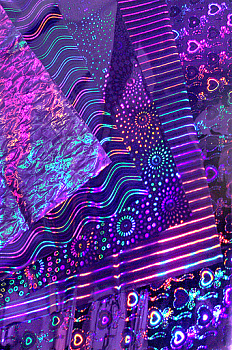 Пленка гологр. 100/001-65 фиолетовый микс (100х70см)