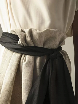 Ткань Лен, арт.TBY-DJ-15, 140г/м², 30% лен 70% хлопок, шир.150см, рул.20м