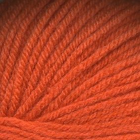 Пряжа для вязания ТРО Кроха (20% шерсть, 80% акрил) 10х50г/135м цв.0493 ярк.оранжевый