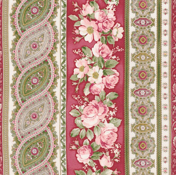 Ткань для пэчворка PEPPY Damask Rose 122 г/м² 100% хлопок цв.SRK-13991-200 VINTAGE уп.50х55 см