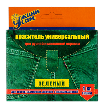 Краситель для ткани Джинн Сам цв. зеленый уп. 20г