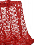 Кружевная ткань стрейч в нарезке арт.TBY.M903 шир.150см 100 г/м² цв.146 т.красный уп.5м