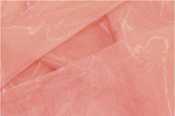 Ткань Органза FANHANG 21 г/м², шир. 280см цв. 17 бледно розовый рул.25-30м