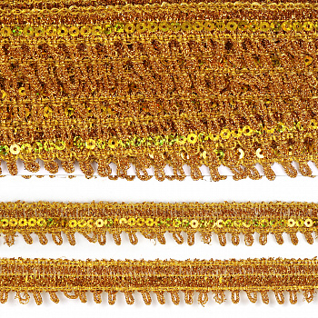Тесьма отделочная TBY арт.13-6413 шир.27 мм цв.золото уп.13.71м