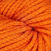 Пряжа для вязания КАМТ Шнурочная (50% шерсть, 50% акрил) 2х250г/75м цв.035 оранжевый
