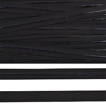 Резинка TBY бельевая с силиконом 61002 10мм цв.F322 черный уп.10м
