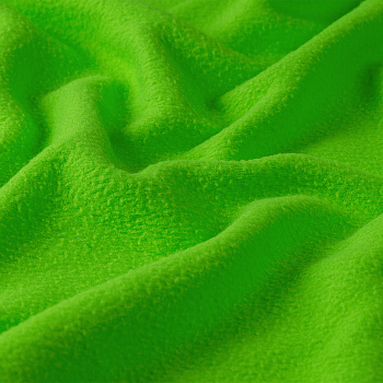 Ткань флис 2-х ст. TBY-0240-F333 240 г/м² 100% ПЭ шир.150см  цв.F333 неон зеленый уп.1м