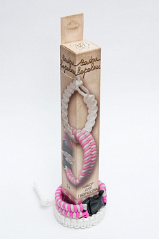 Набор для творчества Вяжи веревки арт.591 Змейка пепельно-розовая