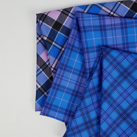 Ткань Габардин 150 г/м² 100% полиэстер шир.150 см арт.T.4000.23 цв.синий рул.25м