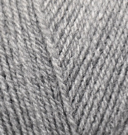 Пряжа для вязания Ализе Superlana TIG (25% шерсть, 75% акрил) 5х100г/570 м цв.021 серый меланж
