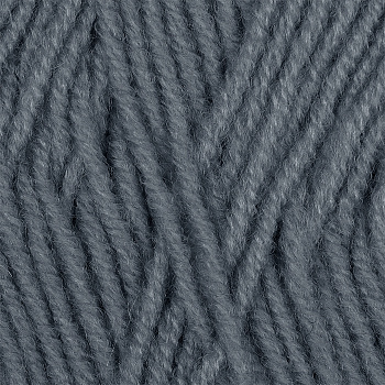 Пряжа для вязания Ализе LanaGold Fine (49% шерсть, 51% акрил) 5х100г/390м цв.348 т.серый