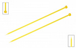 51195 Knit Pro Спицы прямые для вязания Trendz 6мм/30см, акрил, желтый, 2шт