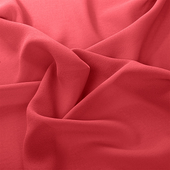 Ткань креп-шифон арт.TBY.8021-214 плот.105г/м2 100% ПЭ шир. 150см цв.214 ярко-розовый уп.5м