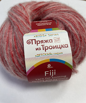 Пряжа для вязания ТРО Фиджи (20% мериносовая шерсть, 60% хлопок, 20% акрил) 5х50г/95м цв.0006 красный